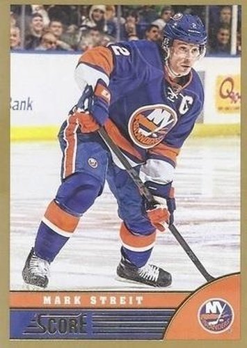 #318 Mark Streit - New York Islanders - 2013-14 Score - Gold Hockey