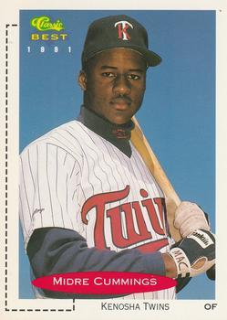 #318 Midre Cummings - Kenosha Twins - 1991 Classic Best Baseball