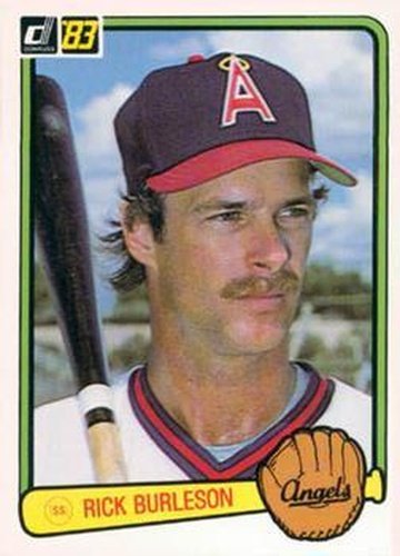 #318 Rick Burleson - California Angels - 1983 Donruss Baseball