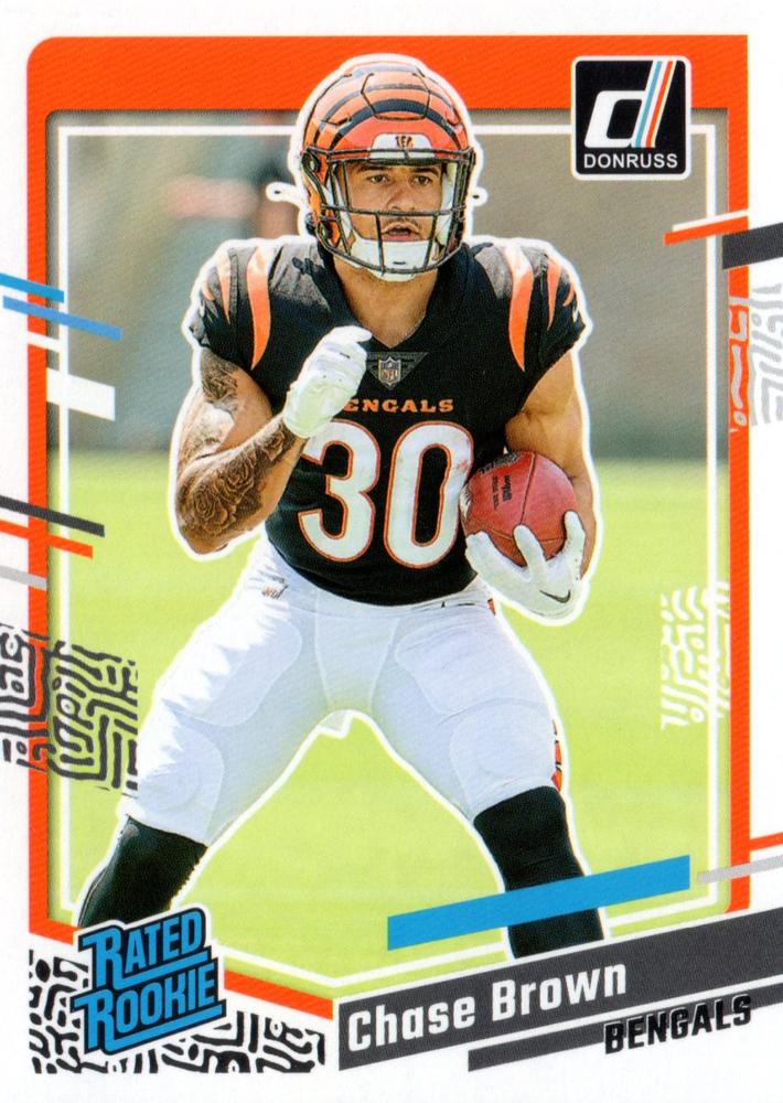 #318 Chase Brown - Cincinnati Bengals - 2023 Donruss Football