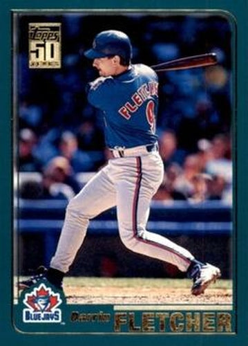 #318 Darrin Fletcher - Toronto Blue Jays - 2001 Topps Baseball