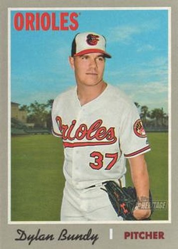 #319 Dylan Bundy - Baltimore Orioles - 2019 Topps Heritage Baseball