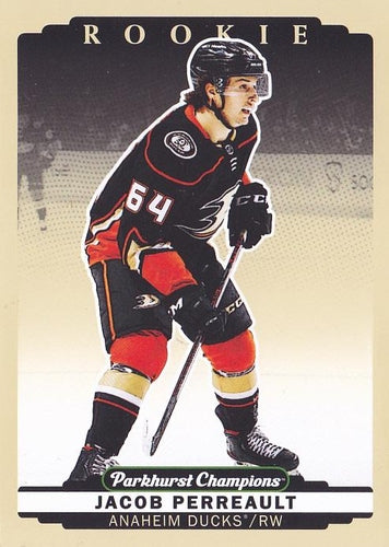 #319 Jacob Perreault - Anaheim Ducks - 2022-23 Parkhurst Champions Hockey