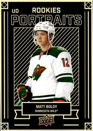#P-31 Matt Boldy - Minnesota Wild - 2022-23 Upper Deck - UD Portraits Hockey