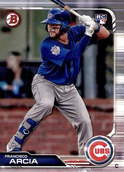 #31 Francisco Arcia - Chicago Cubs - 2019 Bowman Baseball