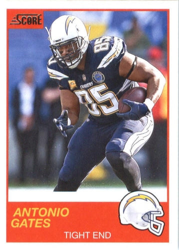 #31 Antonio Gates - Los Angeles Chargers - 2019 Score Football