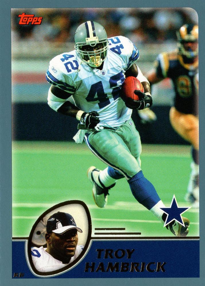 #31 Troy Hambrick - Dallas Cowboys - 2003 Topps Football