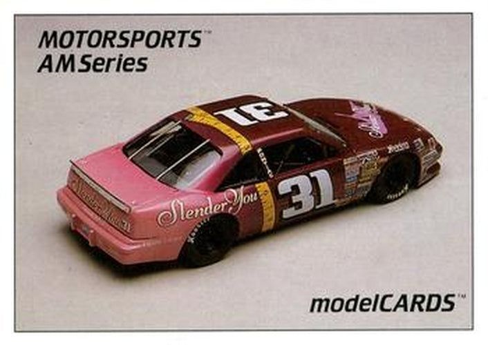 #31 Brad Teague's Car - Bob Clark Motorsports - 1992 Motorsports Modelcards AM Series Racing