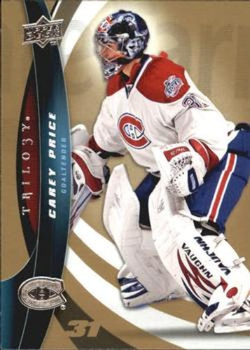 #31 Carey Price - Montreal Canadiens - 2009-10 Upper Deck Trilogy Hockey