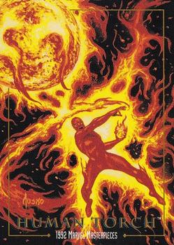 #31 Human Torch - 1992 SkyBox Marvel Masterpieces
