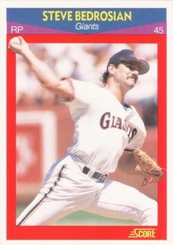 #31 Steve Bedrosian - San Francisco Giants - 1990 Score 100 Superstars Baseball