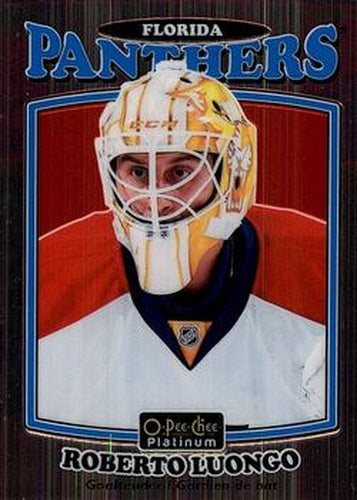 #R-31 Roberto Luongo - Florida Panthers - 2016-17 O-Pee-Chee Platinum - Retro Hockey