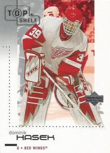 #31 Dominik Hasek - Detroit Red Wings - 2002-03 Upper Deck Top Shelf Hockey