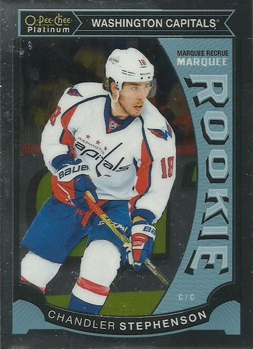 #M31 Chandler Stephenson - Washington Capitals - 2015-16 O-Pee-Chee Platinum - Marquee Rookies Hockey