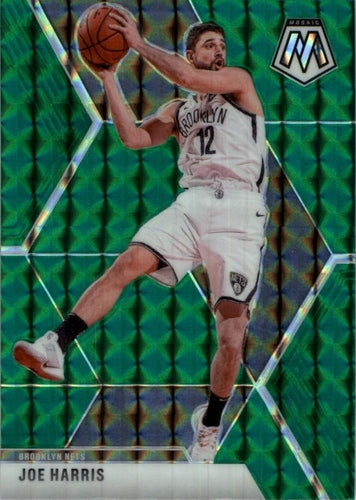 #31 Joe Harris - Brooklyn Nets - 2019-20 Panini Mosaic - Green Prizm Basketball