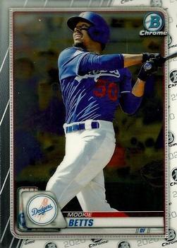 #31 Mookie Betts - Los Angeles Dodgers - 2020 Bowman Chrome Baseball