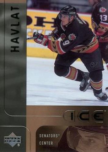 #31 Martin Havlat - Ottawa Senators - 2001-02 Upper Deck Ice Hockey