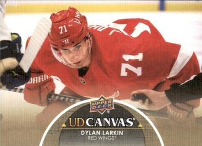 #C31 Dylan Larkin - Detroit Red Wings - 2021-22 Upper Deck - UD Canvas Hockey