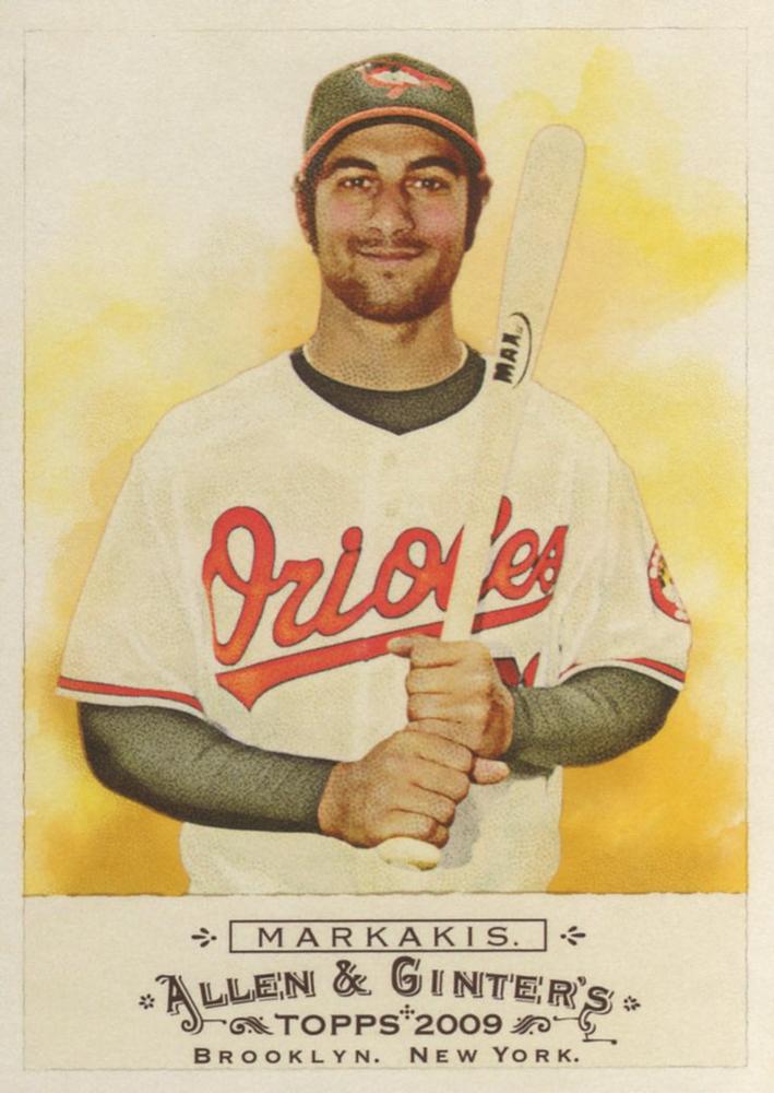 #31 Nick Markakis - Baltimore Orioles - 2009 Topps Allen & Ginter Baseball