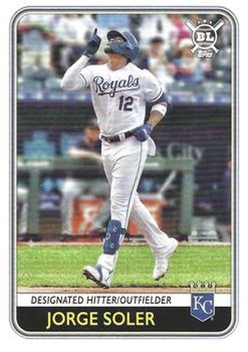 #32 Jorge Soler - Kansas City Royals - 2020 Topps Big League Baseball