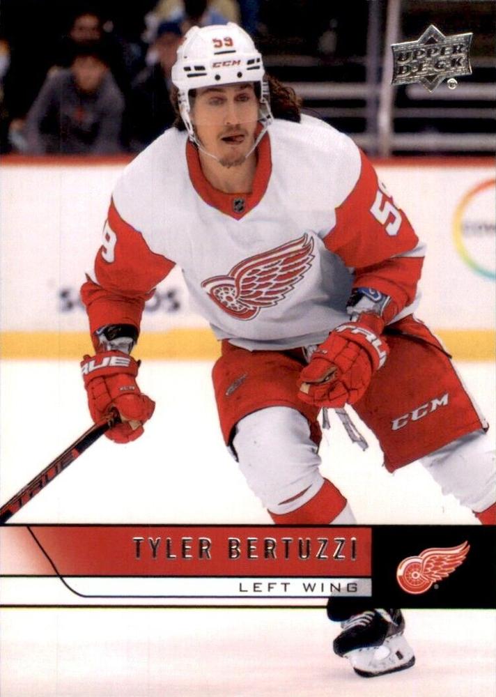 #T-26 Tyler Bertuzzi - Detroit Red Wings - 2021-22 Upper Deck - 2006-07 Upper Deck Retro Hockey