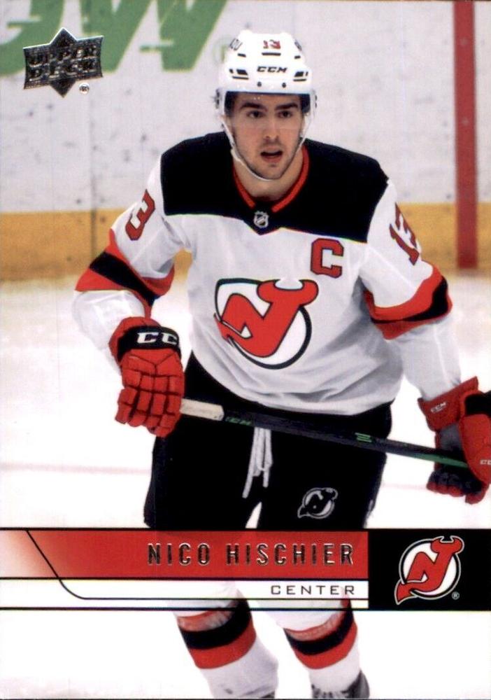 #T-42 Nico Hischier - New Jersey Devils - 2021-22 Upper Deck - 2006-07 Upper Deck Retro Hockey