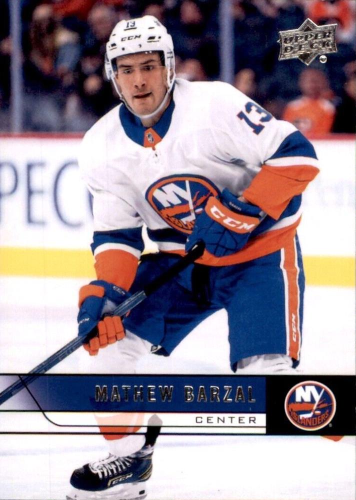#T-44 Mathew Barzal - New York Islanders - 2021-22 Upper Deck - 2006-07 Upper Deck Retro Hockey