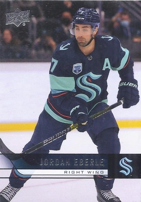 #T-58 Jordan Eberle - Seattle Kraken - 2021-22 Upper Deck - 2006-07 Upper Deck Retro Hockey