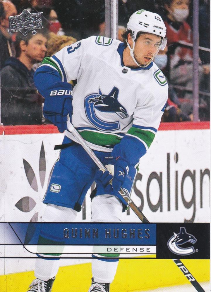 #T-69 Quinn Hughes - Vancouver Canucks - 2021-22 Upper Deck - 2006-07 Upper Deck Retro Hockey
