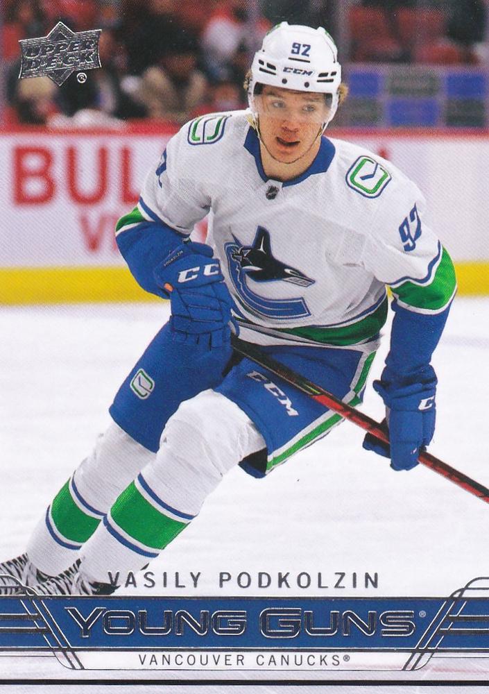 #T-89 Vasily Podkolzin - Vancouver Canucks - 2021-22 Upper Deck - 2006-07 Upper Deck Retro Hockey