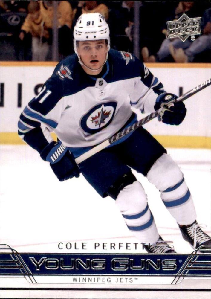 #T-92 Cole Perfetti - Winnipeg Jets - 2021-22 Upper Deck - 2006-07 Upper Deck Retro Hockey