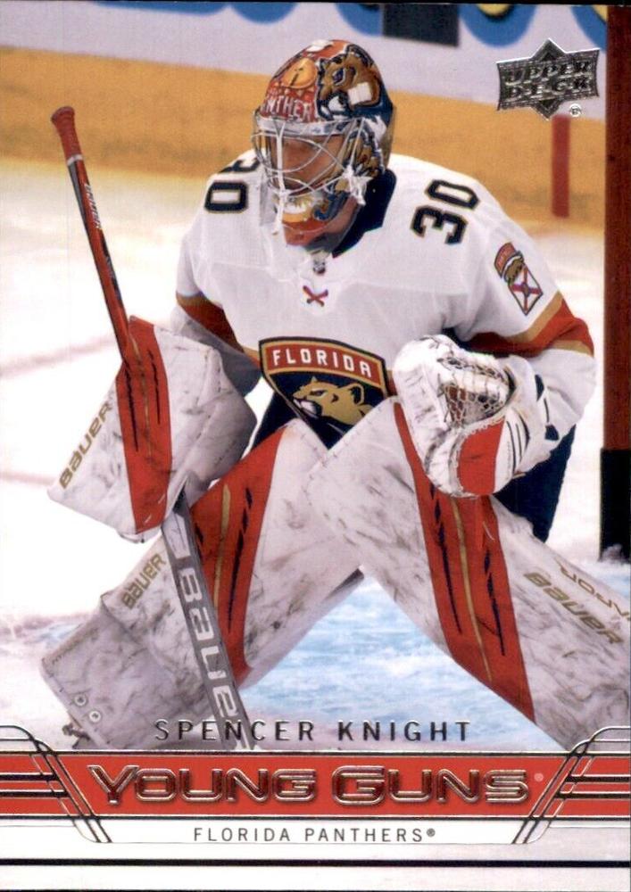 #T-95 Spencer Knight - Florida Panthers - 2021-22 Upper Deck - 2006-07 Upper Deck Retro Hockey
