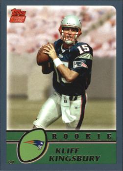 #320 Kliff Kingsbury - New England Patriots - 2003 Topps Football