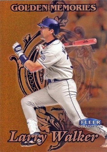 #320 Larry Walker - Colorado Rockies - 1998 Fleer Tradition Baseball