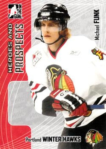 #320 Michael Funk - Portland Winterhawks - 2005-06 In The Game Heroes and Prospects Hockey