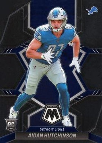 #320 Aidan Hutchinson - Detroit Lions - 2022 Panini Mosaic Football