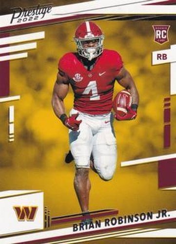 #320 Brian Robinson Jr. - Washington Commanders - 2022 Panini Prestige Football