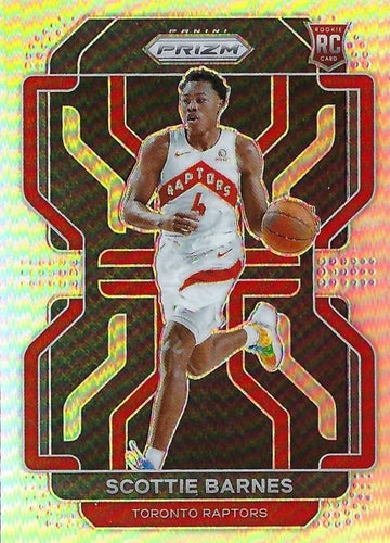 #320 Scottie Barnes - Toronto Raptors - 2021-22 Panini Prizm - Silver Basketball