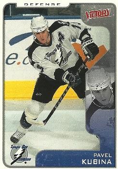 #320 Pavel Kubina - Tampa Bay Lightning - 2001-02 Upper Deck Victory Hockey