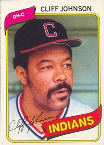 #321 Cliff Johnson - Cleveland Indians - 1980 O-Pee-Chee Baseball