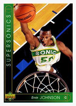 #321 Ervin Johnson - Seattle SuperSonics - 1993-94 Upper Deck Basketball