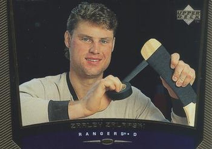 #321 Zarley Zalapski - New York Rangers - 1998-99 Upper Deck Gold Reserve Hockey