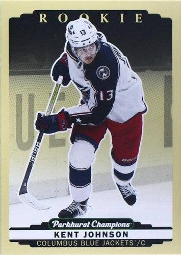 #321 Kent Johnson - Columbus Blue Jackets - 2022-23 Parkhurst Champions Hockey