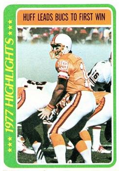 #1 Gary Huff - Tampa Bay Buccaneers - 1978 Topps Football