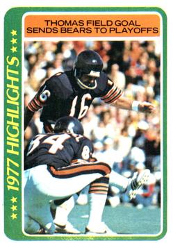 #6 Bob Thomas - Chicago Bears - 1978 Topps Football