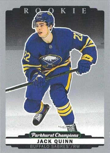 #322 Jack Quinn - Buffalo Sabres - 2022-23 Parkhurst Champions - Silver Hockey