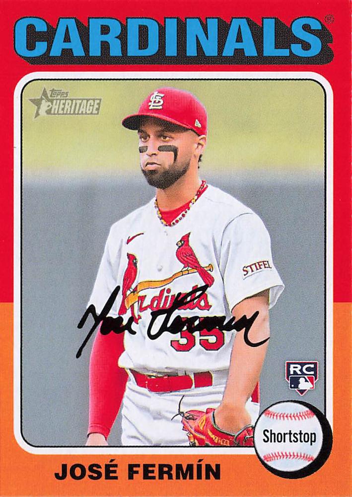 #322 José Fermín - St. Louis Cardinals - 2024 Topps Heritage Baseball