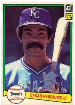 #322 Cesar Geronimo - Kansas City Royals - 1982 Donruss Baseball