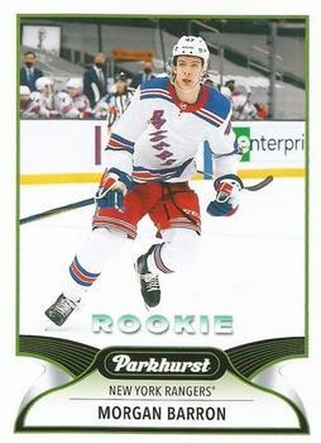 #322 Morgan Barron - New York Rangers - 2021-22 Parkhurst Hockey