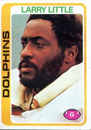 #322 Larry Little - Miami Dolphins - 1978 Topps Football
